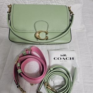 Coach pistachio soft tabby